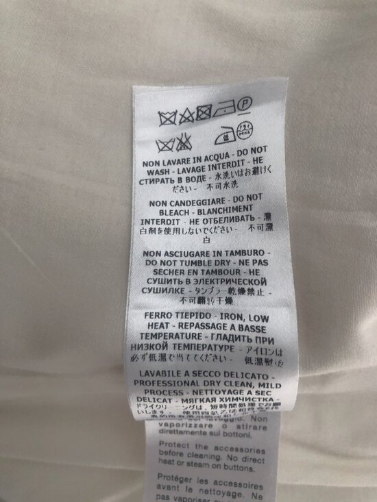 GUCCI Ivory Cotton Blend Short Blazer Jacket Small Tagged 38 - Picture 12 of 16